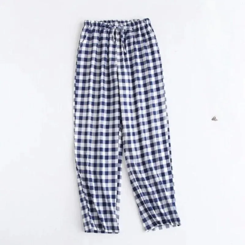 Couples Cotton Gauze Sleep Pants