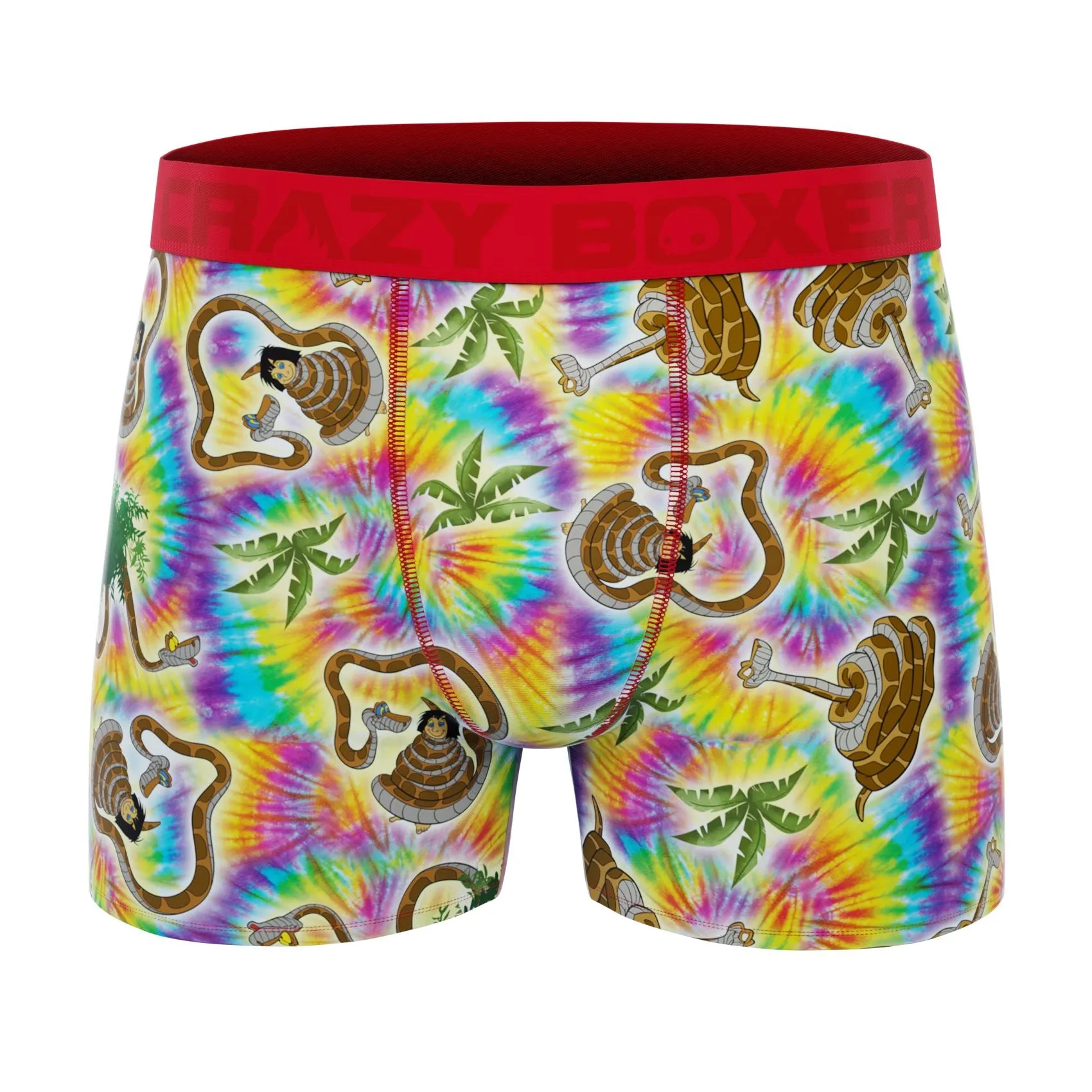 CRAZYBOXER Disney Jungle Book Men's Boxer Briefs (2 Pack)