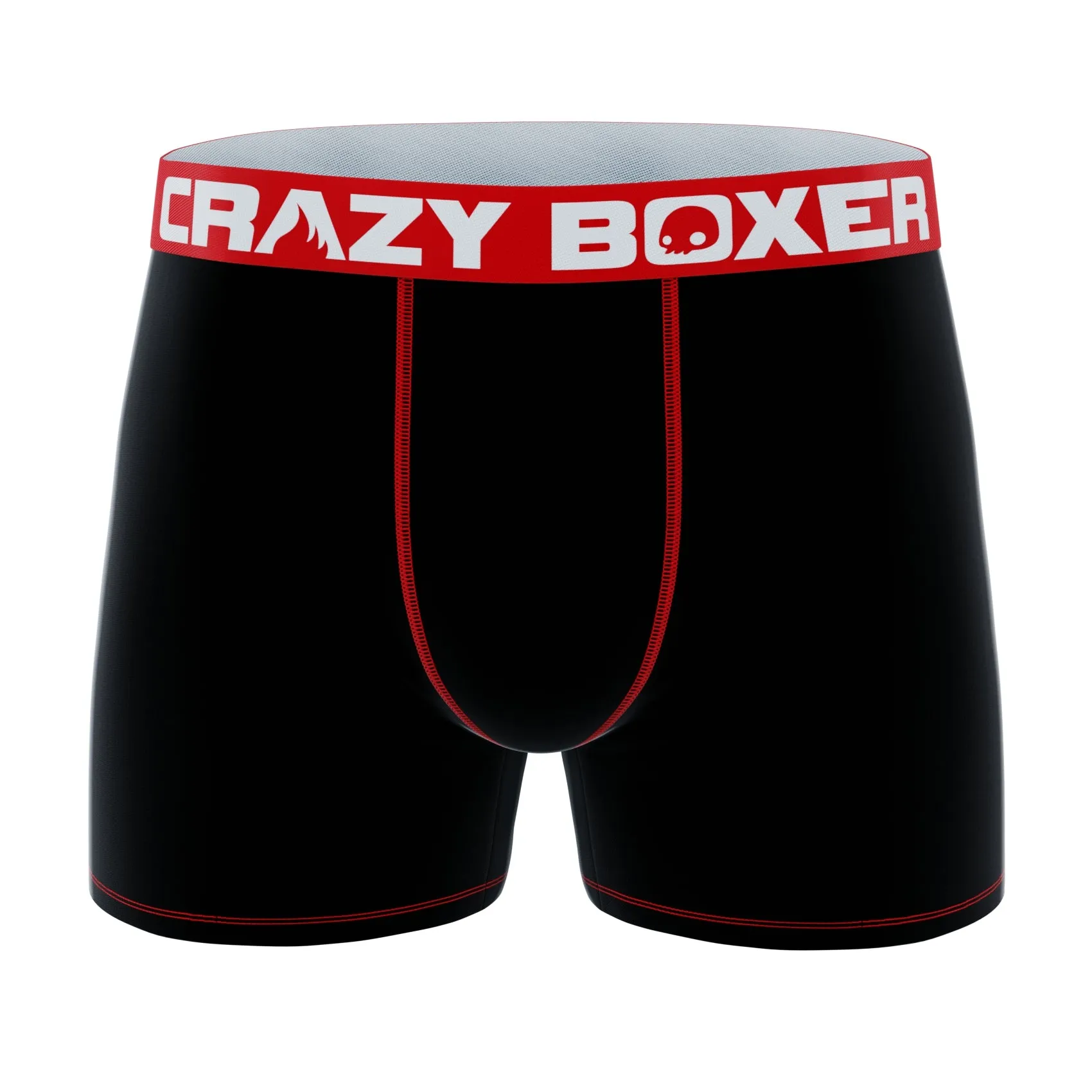 CRAZYBOXER Outdoor Lion-Snake Men's Boxer Briefs (Pack 3)