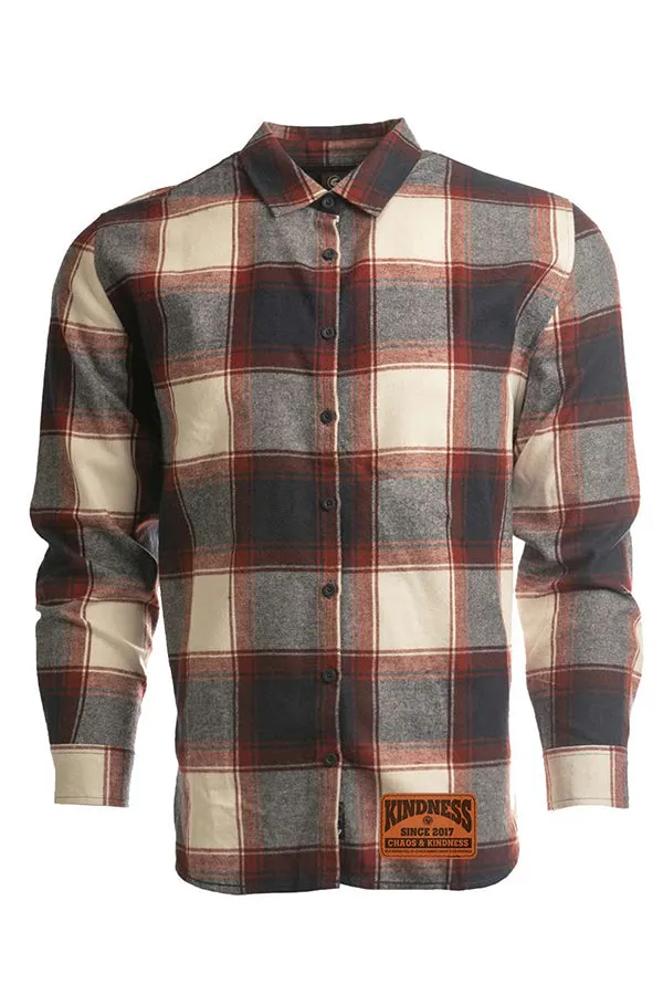 CRIMSON & CREAM — WOMEN'S FLANNEL