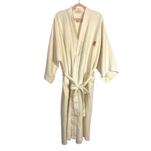 Cypress Robes Cream Textured Knit Robe- Size OS