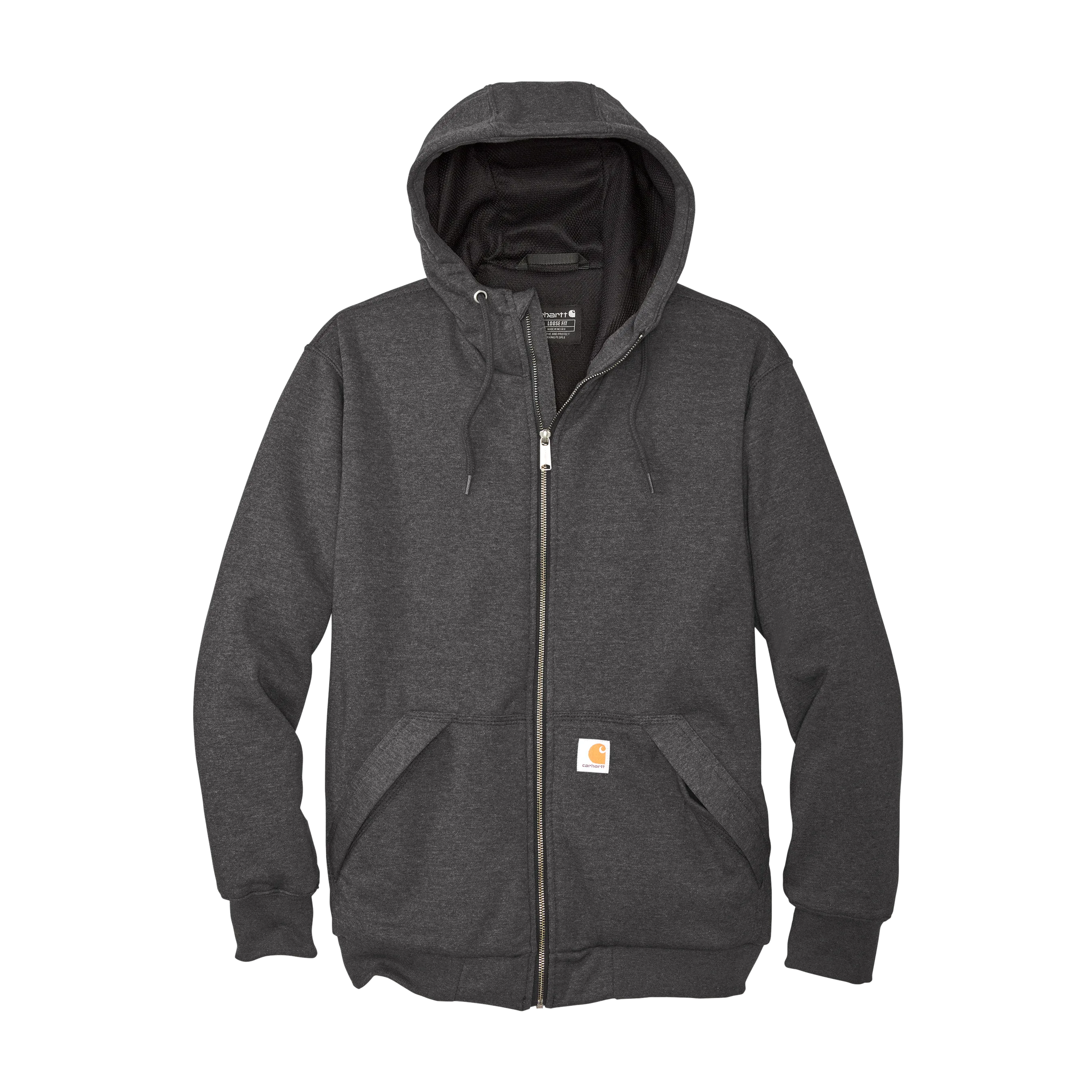 D2309 Mens Midweight Thermal-Lined Full-Zip Sweatshirt