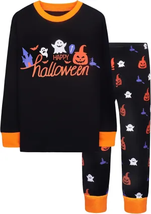 DAUGHTER QUEEN Boys Halloween Pajamas 18-24 Months Baby Toddler Girls PJs Ghost Pj Sets 100% Cotton Comfy Soft Sleepwear Jammies Pumpkin Clothes Outfits 18M/Mos, 24M/Mths
