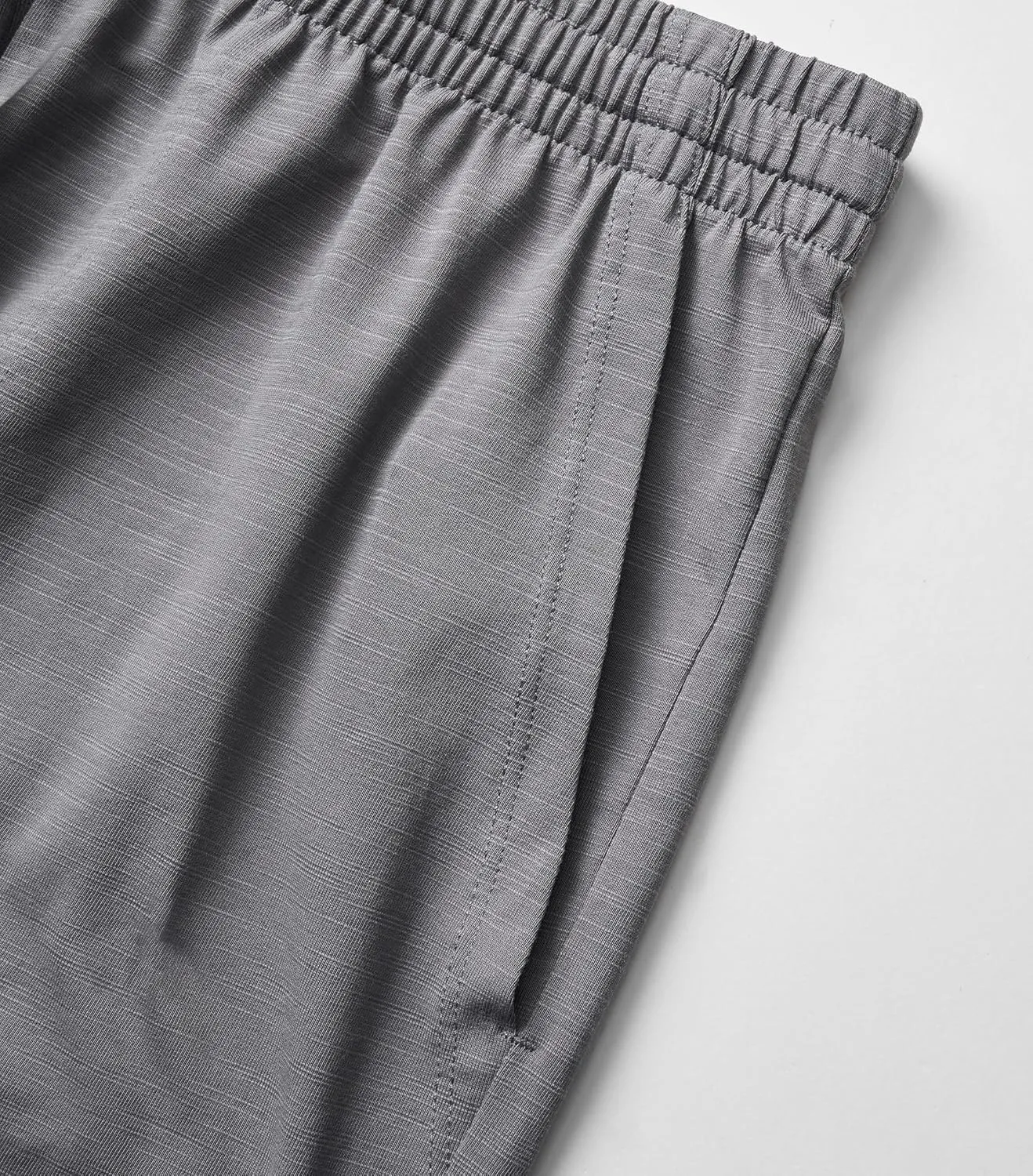 DAVID ARCHY Mens Pajama Shorts Soft Cotton Blend Sleep Bottoms Breathable Lightweight Lounge Sleepwear with Pockets 2 Pack