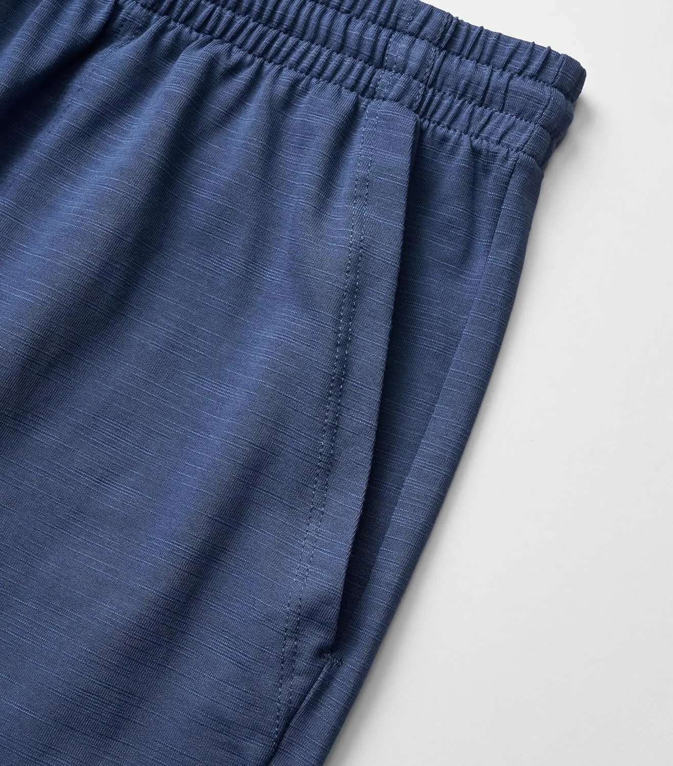 DAVID ARCHY Mens Pajama Shorts Soft Cotton Blend Sleep Bottoms Breathable Lightweight Lounge Sleepwear with Pockets 2 Pack