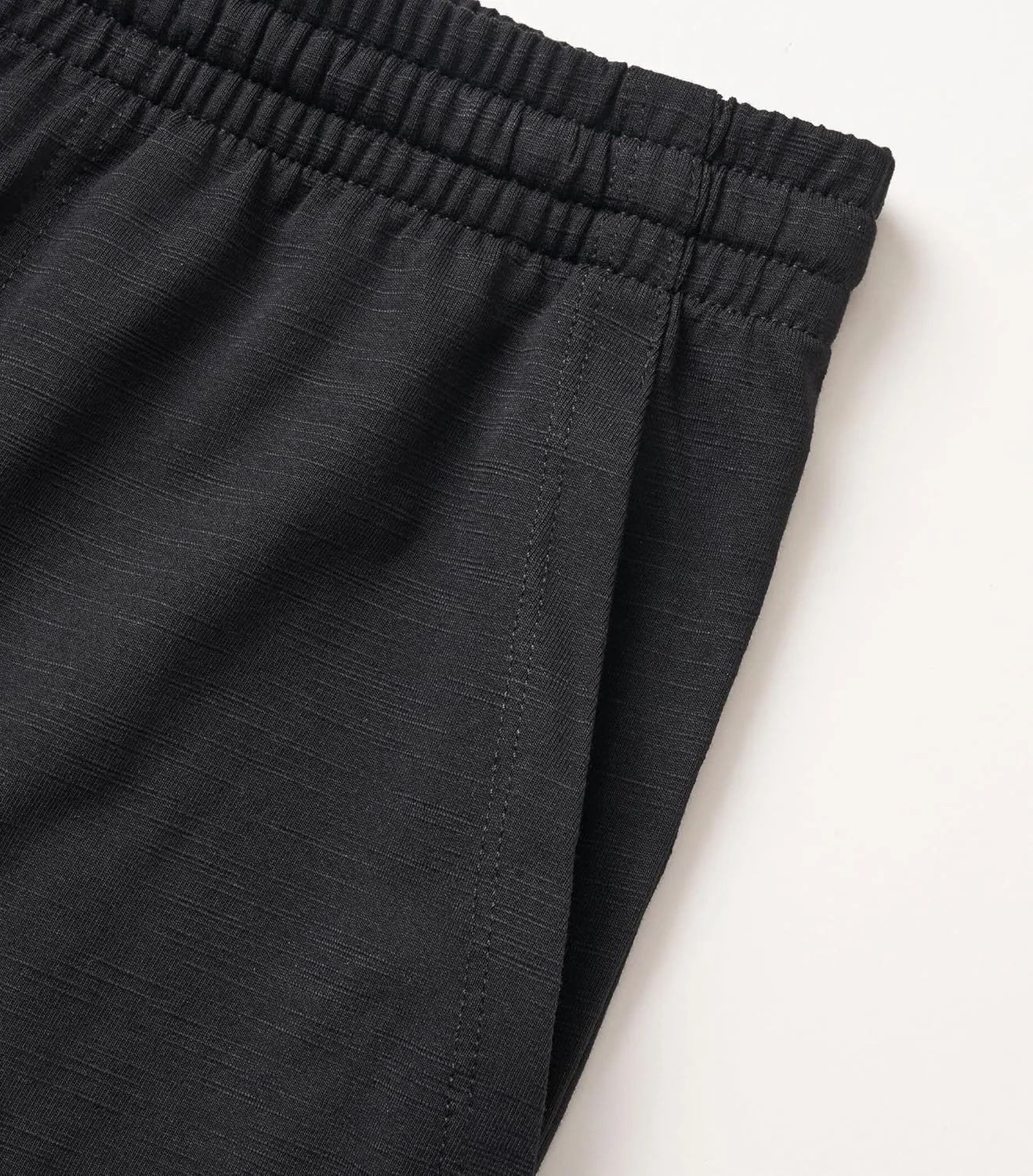 DAVID ARCHY Mens Pajama Shorts Soft Cotton Blend Sleep Bottoms Breathable Lightweight Lounge Sleepwear with Pockets 2 Pack