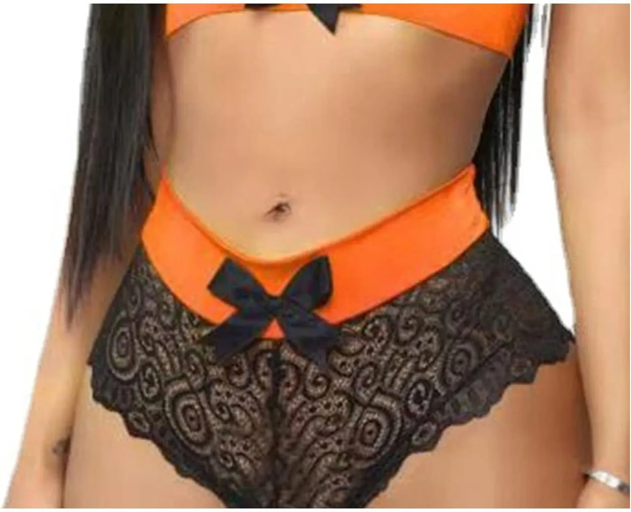 DGHM-JLMY Women Pattern Lace Sexy Lingerie Set 2 Pieces Babydoll Bra Suit Lace Flowers Bralette And High Waist Panty Outfits