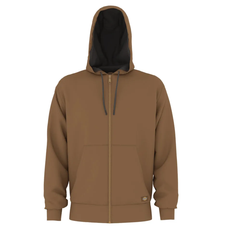 Dickies Men's Thermal Lined Full-Zip Fleece Hoodie