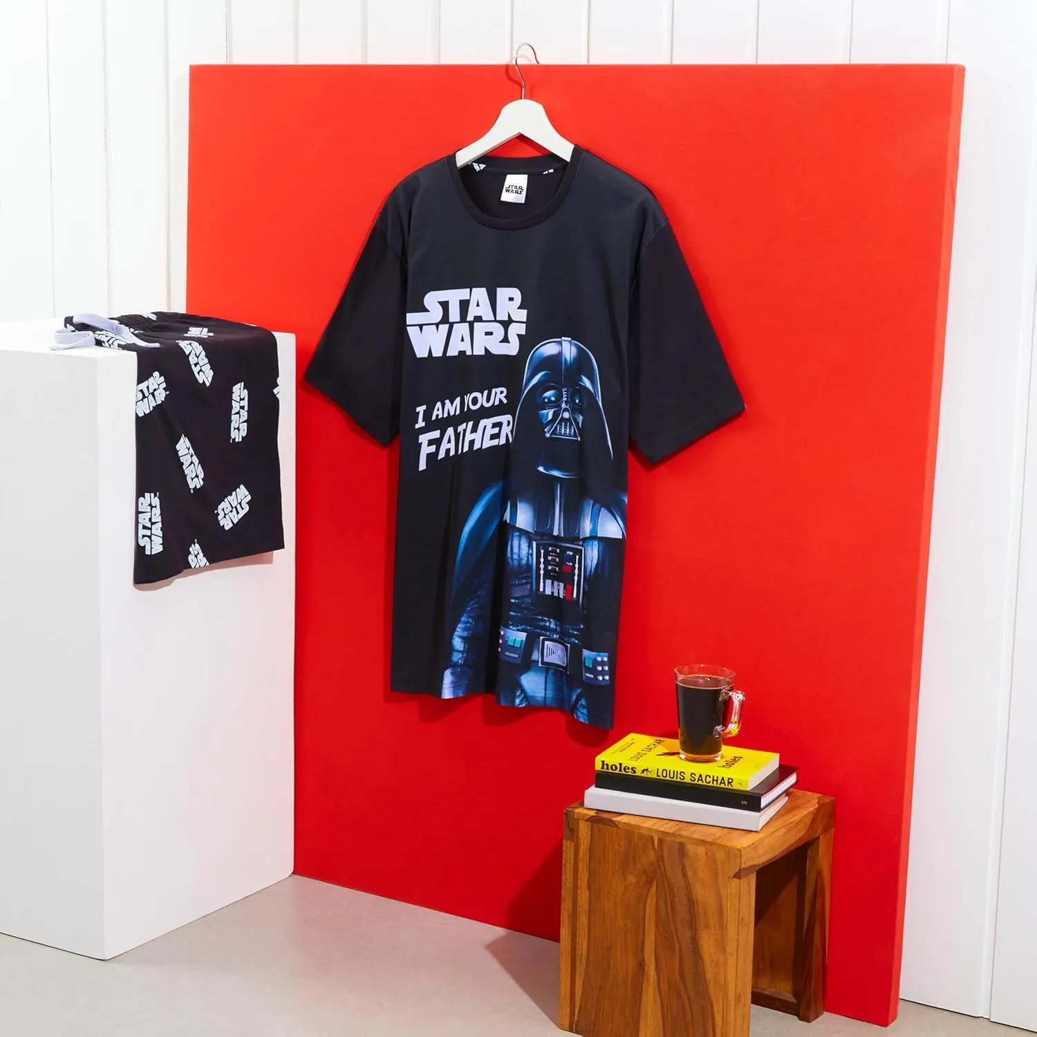 Disney Star Wars Pajamas Set Men Short PJs Lounge Set Dad Baby Yoda Sleepwear