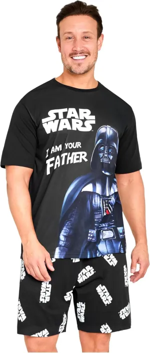 Disney Star Wars Pajamas Set Men Short PJs Lounge Set Dad Baby Yoda Sleepwear