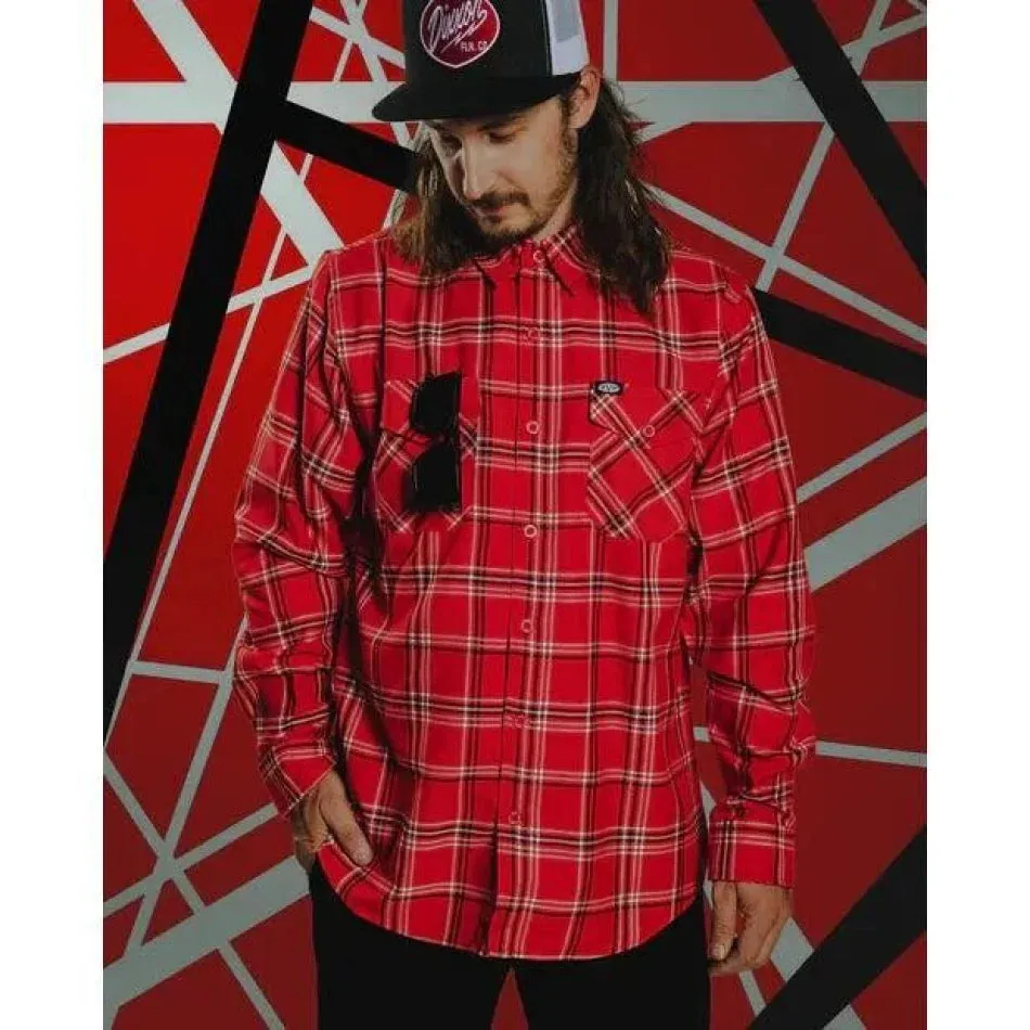 DIXXON-FLANNEL-EDDIE-VAN-HALEN-WITH-BAG