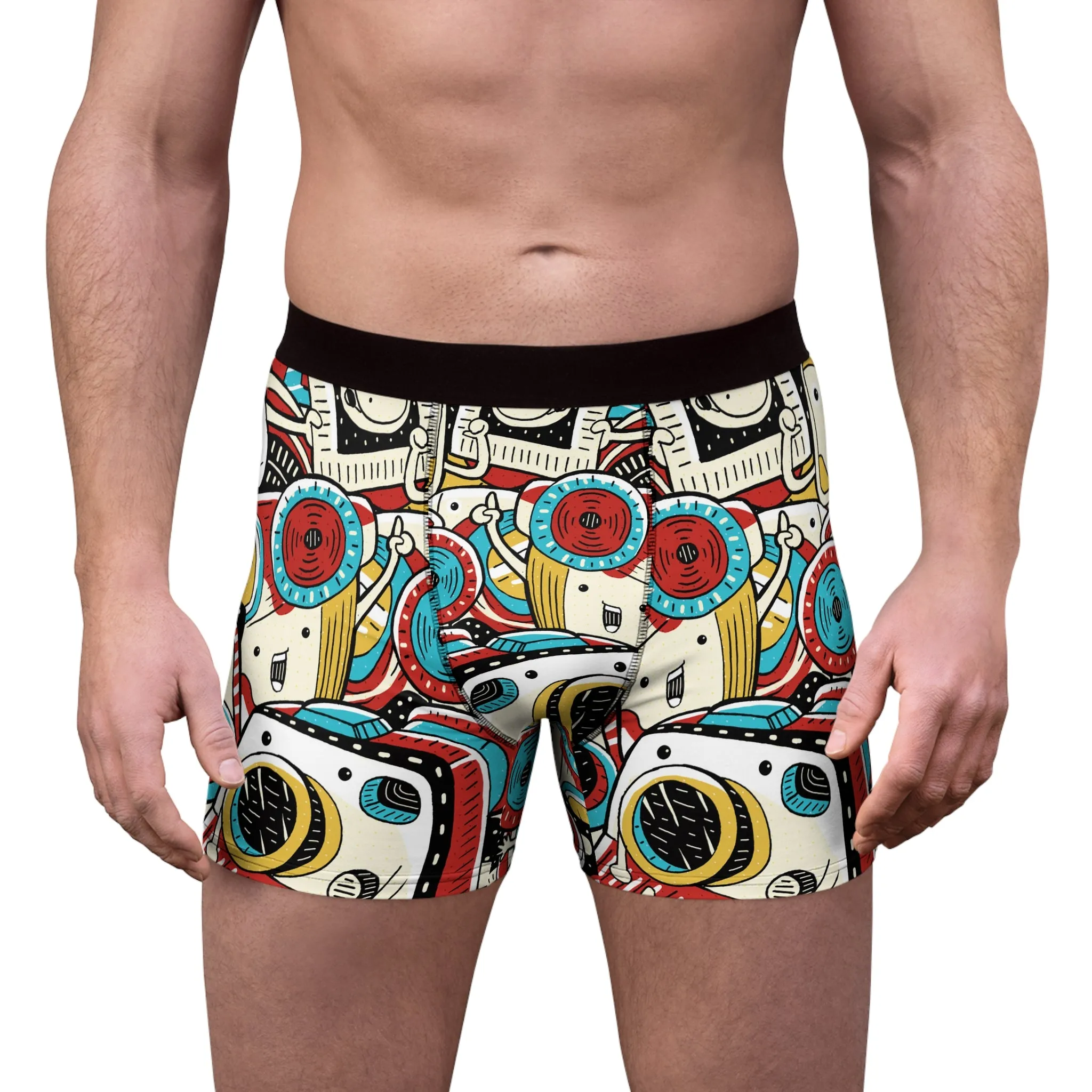 Doodle Photo Snap - Inovax Men's Boxer Briefs