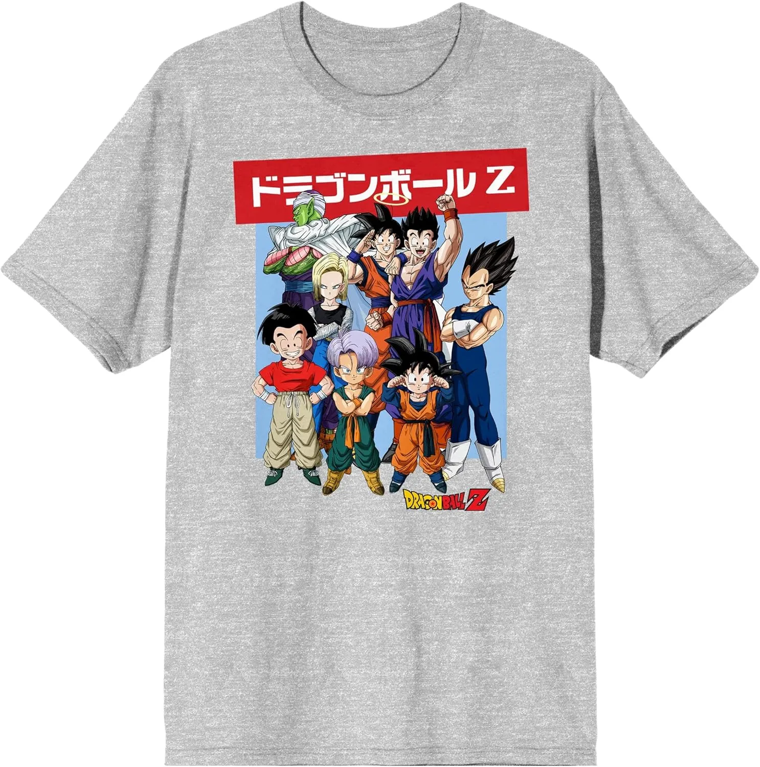 Dragon Ball Z Anime Cartoon Mens Black Graphic Tee