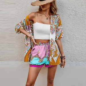 Dreamy Paisley Open Front Set