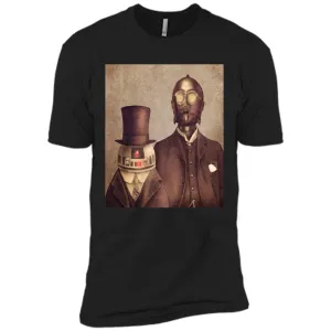Duke R2 and Baron Von 3PO-Cartoon graphic T-Shirt