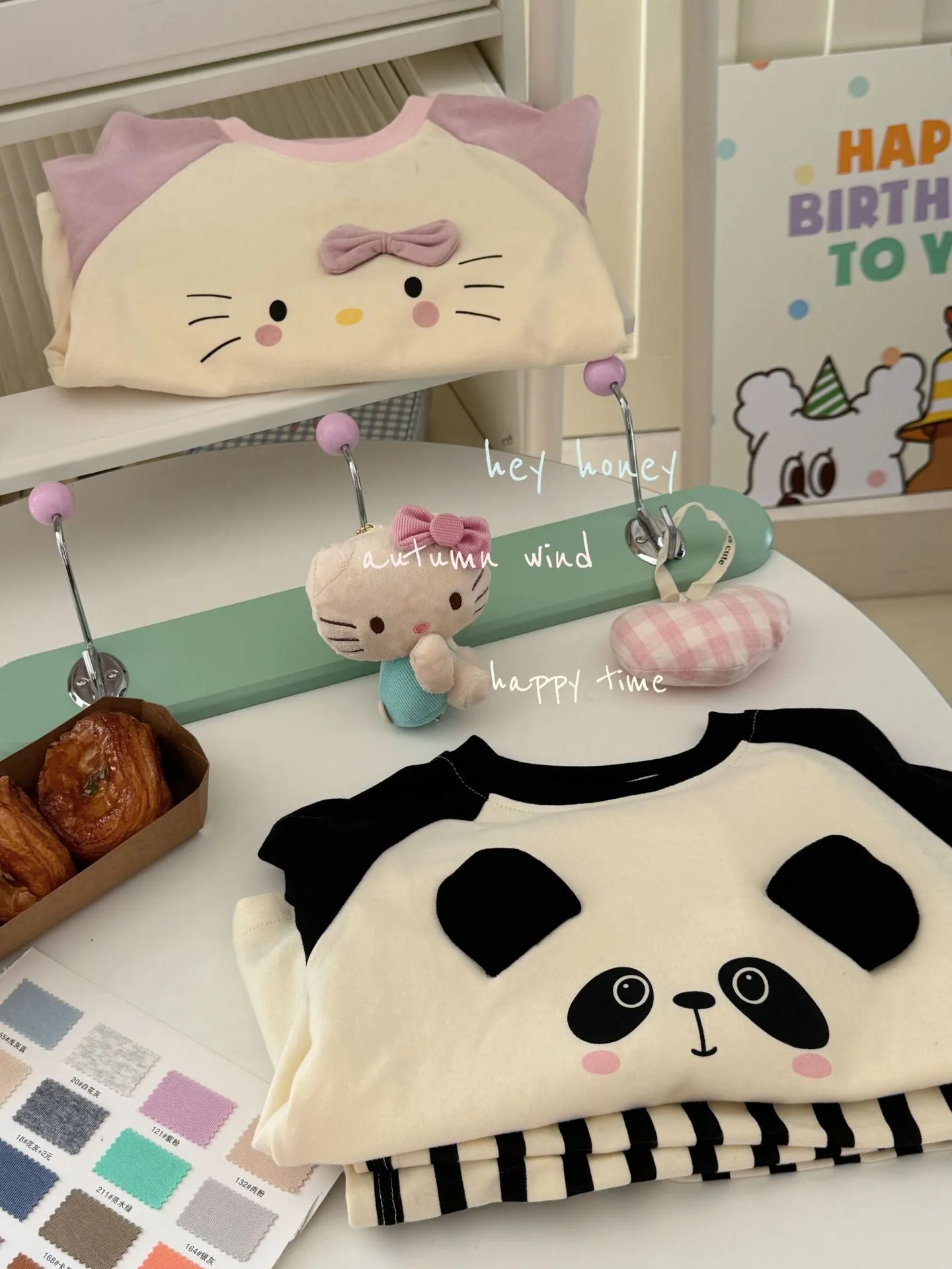 DXJ Kids Cartoon Loungewear Pyjamas Set