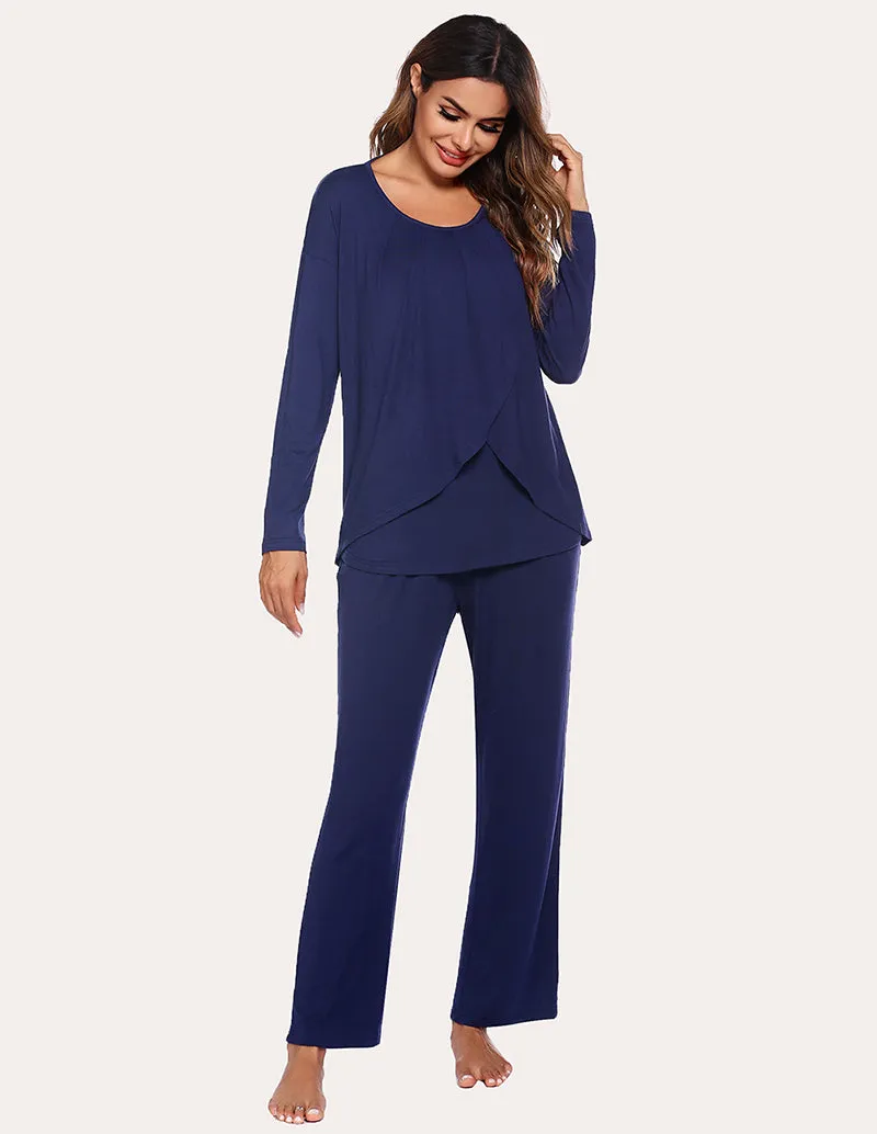 Ekouaer Breast-feeding Pajamas Set (US Only)