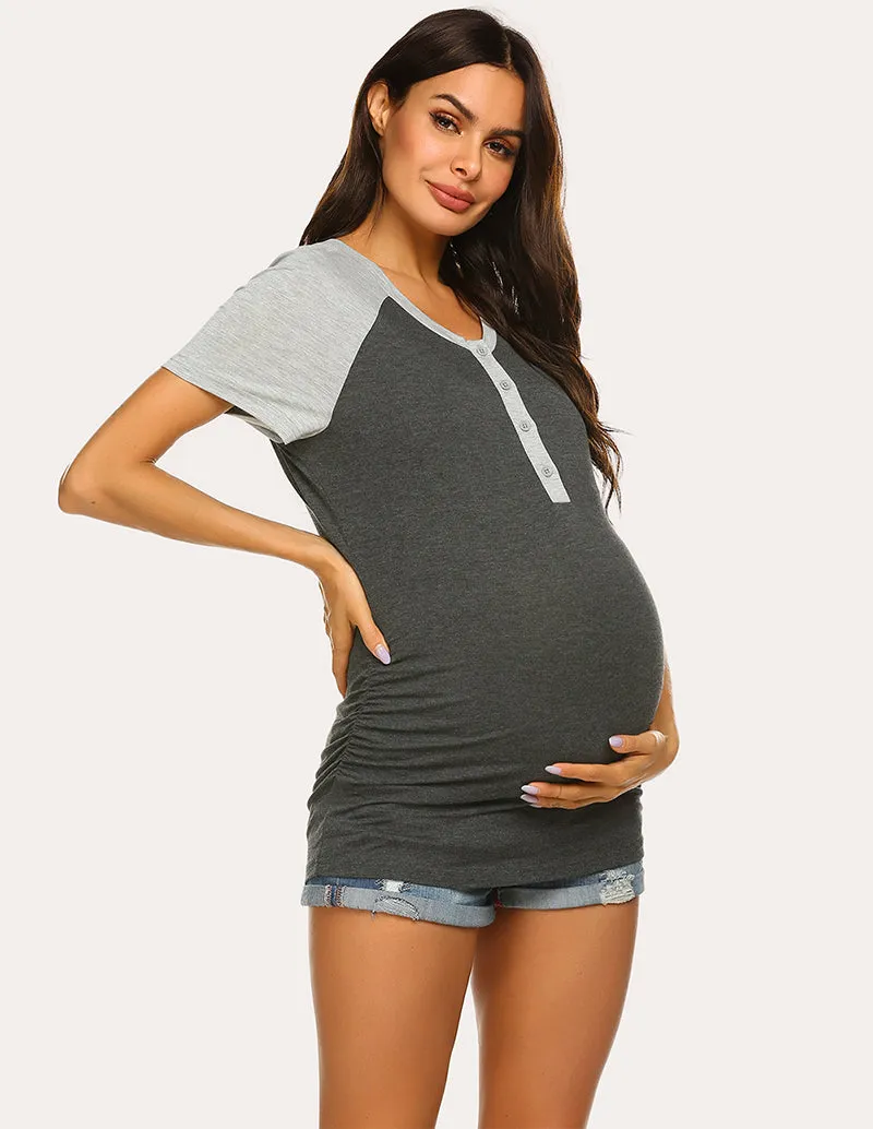 Ekouaer Maternity Nursing Top (US Only)