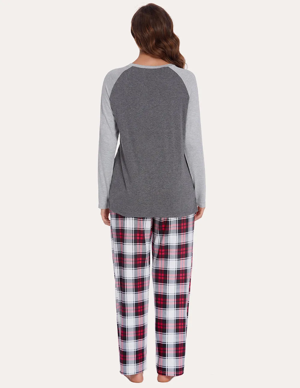 Ekouaer Soft Maternity Nursing Pajama Set (US Only)