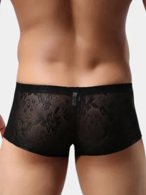 Elegant Lace Boxer Briefs