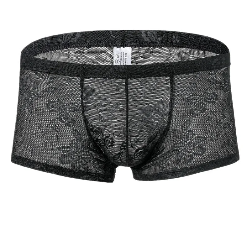 Elegant Lace Boxer Briefs