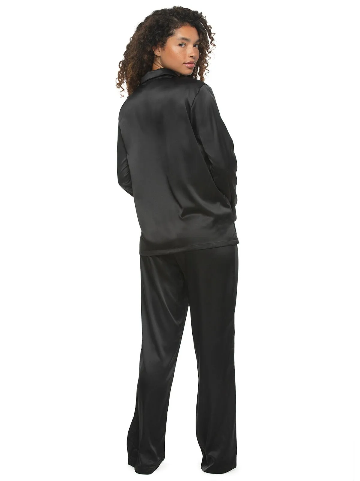 Elysees Rich Satin Notch Collar Set