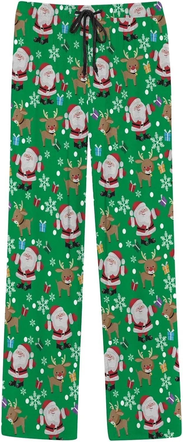 Family Christmas Pajamas Pants Pajama Pants with Drawstring and Pockets Mens Christmas Pajamas Men Pajama Set Pajama