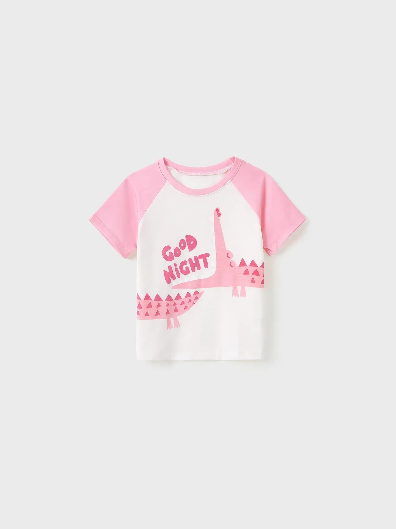 Family Matching Crocodile Print Summer Pajamas