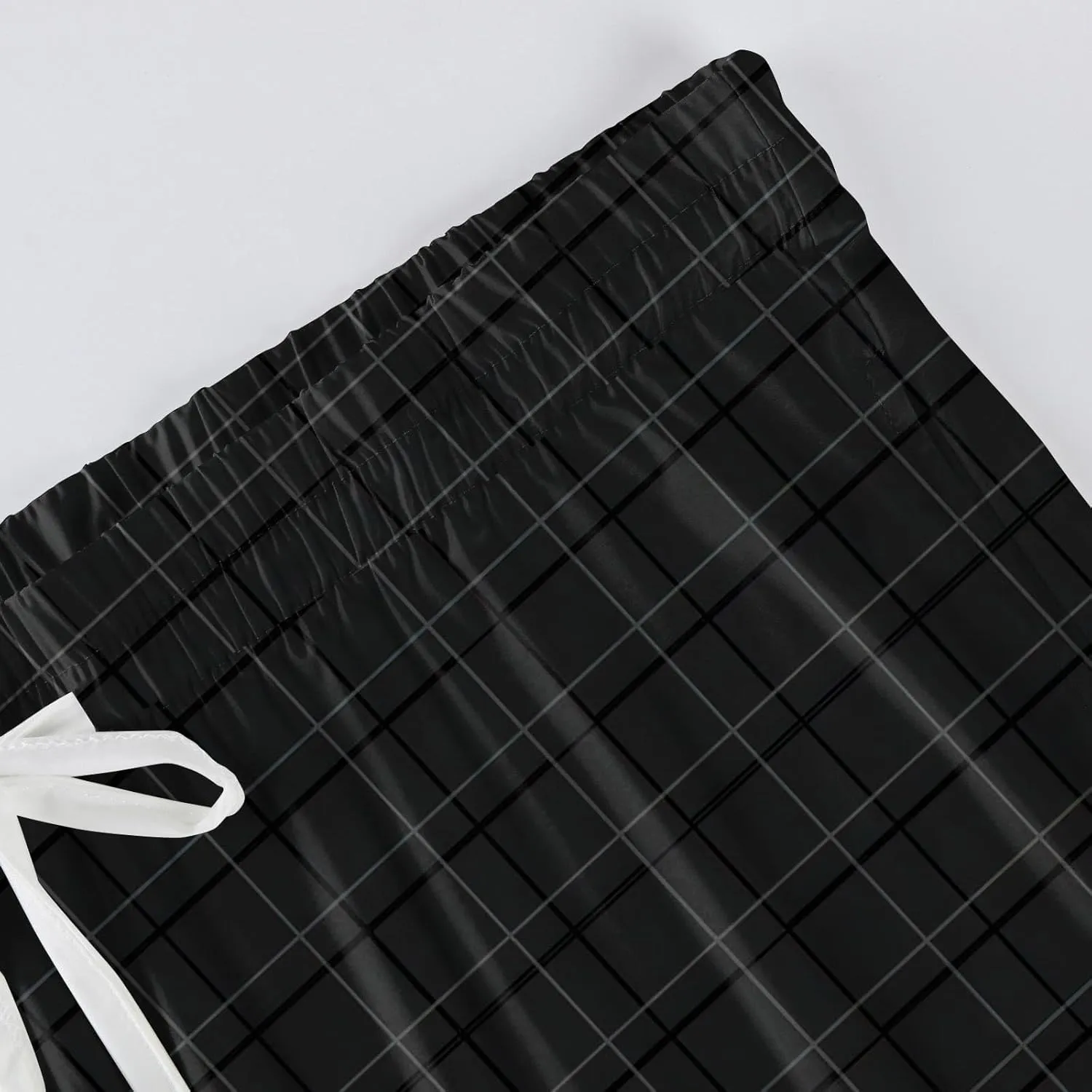 Fashion Plaid Pajama Pants For Mens Drawstring Lightweight Baggy Causal Straight Fit With Pockets Sport Soft Sleep Pants
