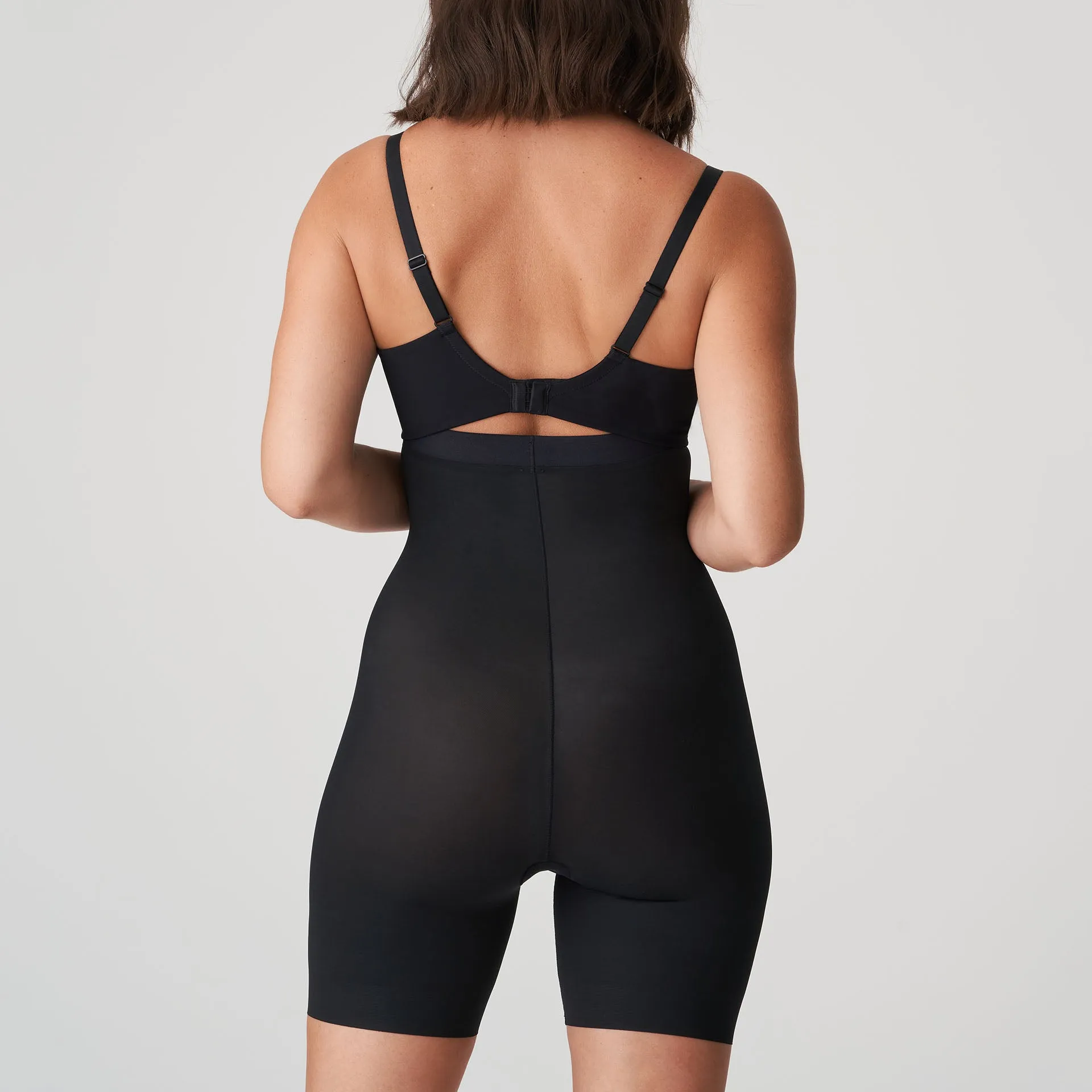 Figuras Charcoal Shapewear High Briefs W. Legs