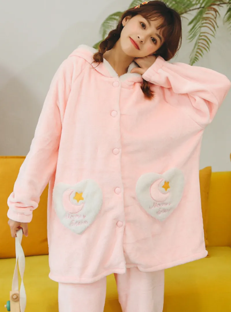 Flannel Pajamas Women's Autumn And Winter