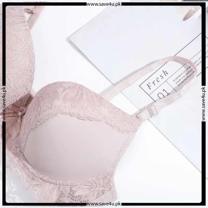 Floral Lace T-Shirt Wired Bra