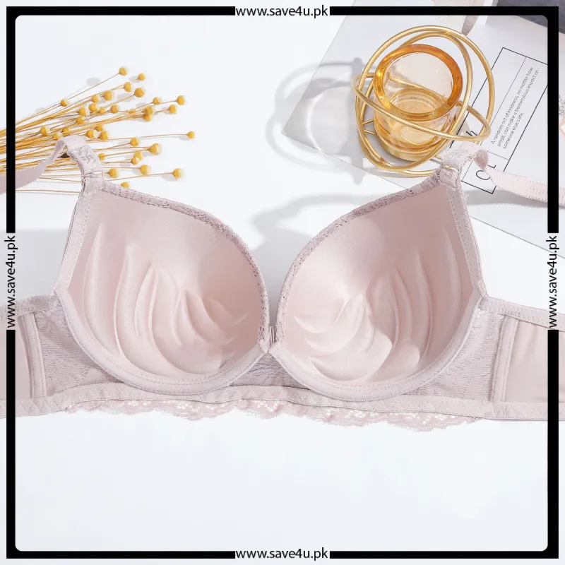 Floral Lace T-Shirt Wired Bra