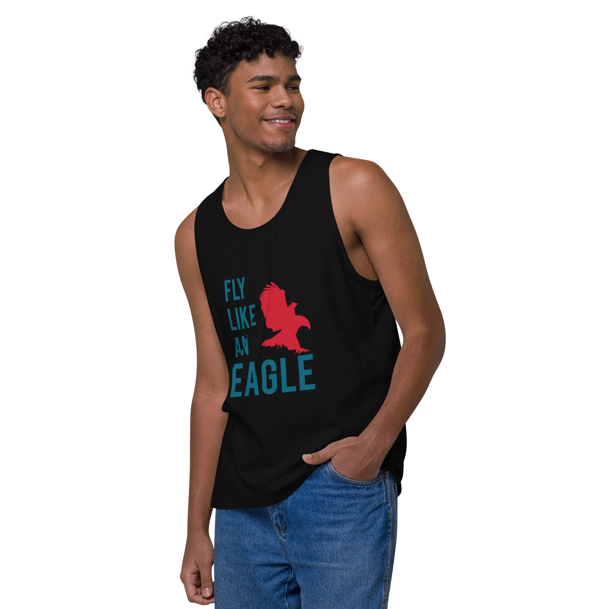 FLY LIKE AN EAGLE Premium Tank Top