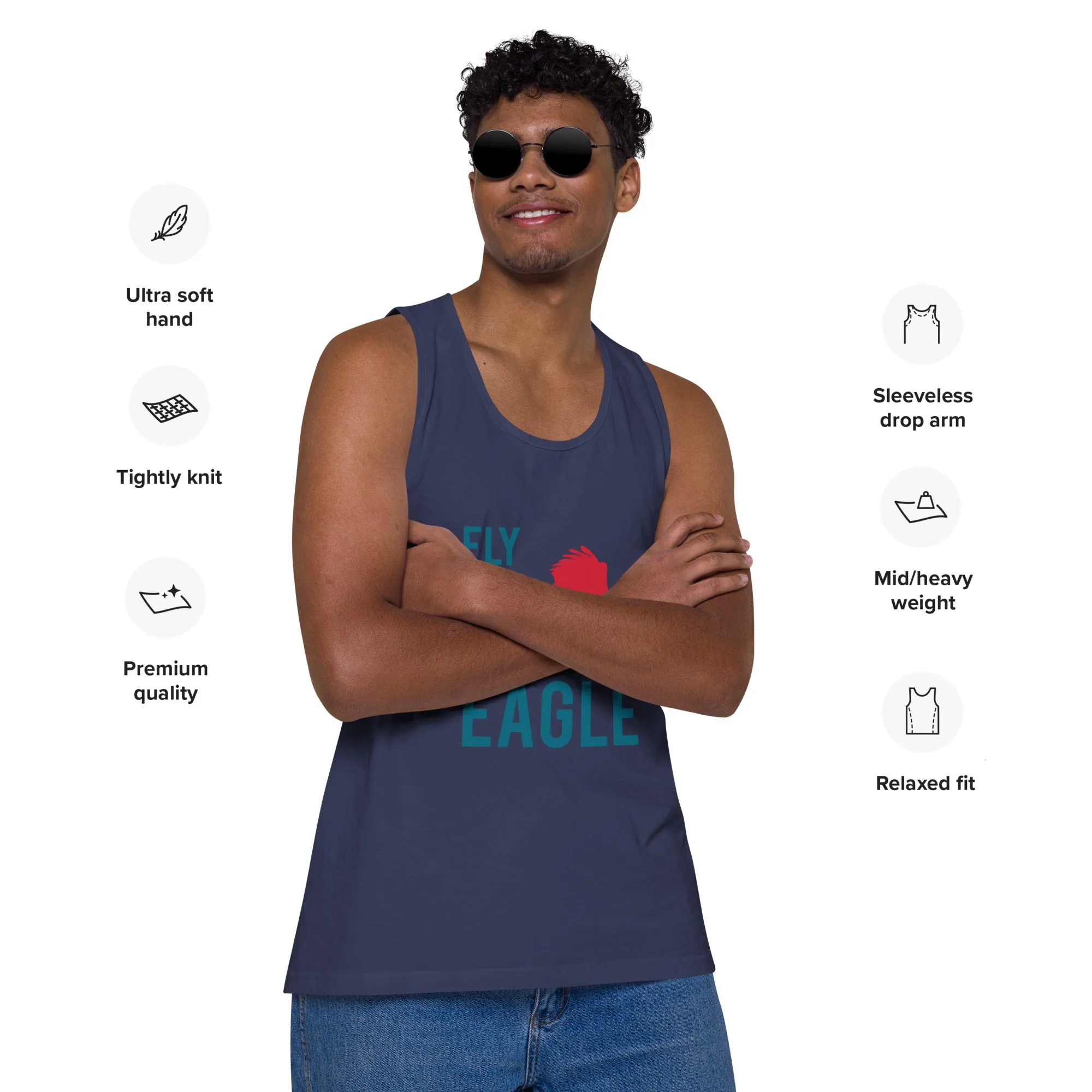 FLY LIKE AN EAGLE Premium Tank Top