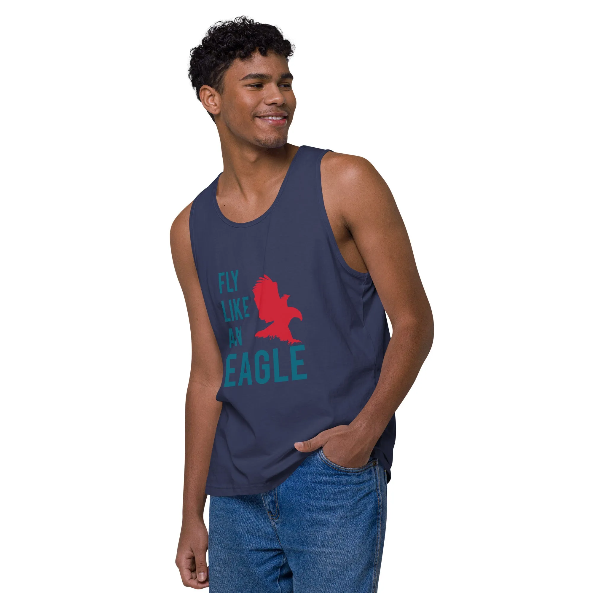FLY LIKE AN EAGLE Premium Tank Top