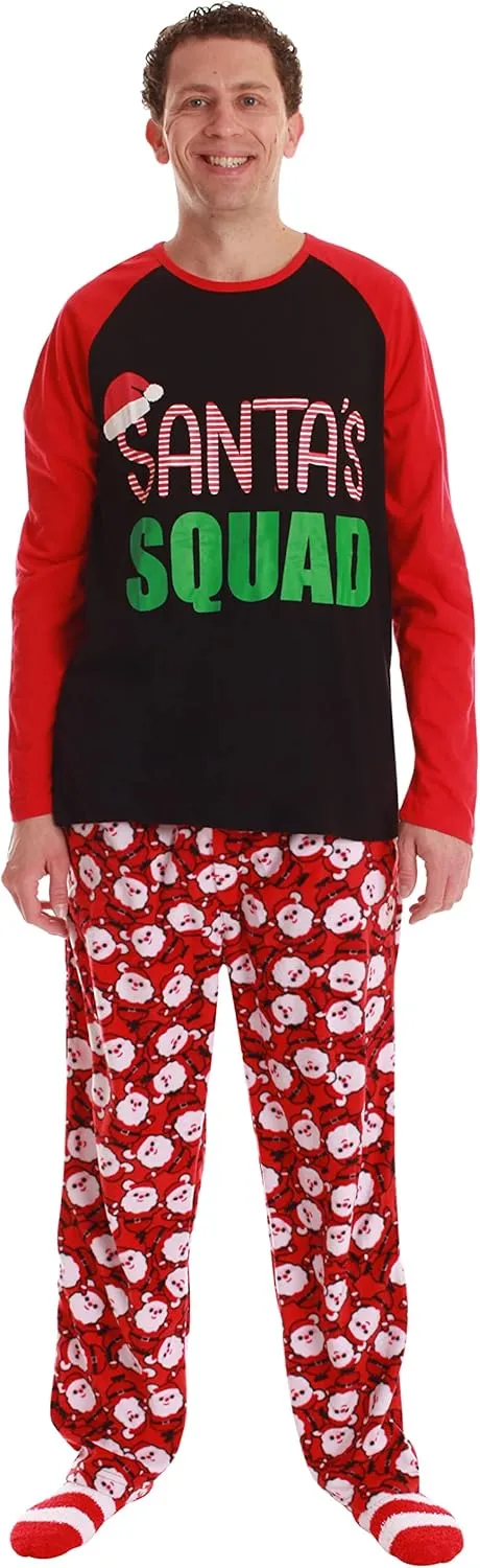 #followme Matching Christmas Pajamas for Family or Couples  Santas Squad