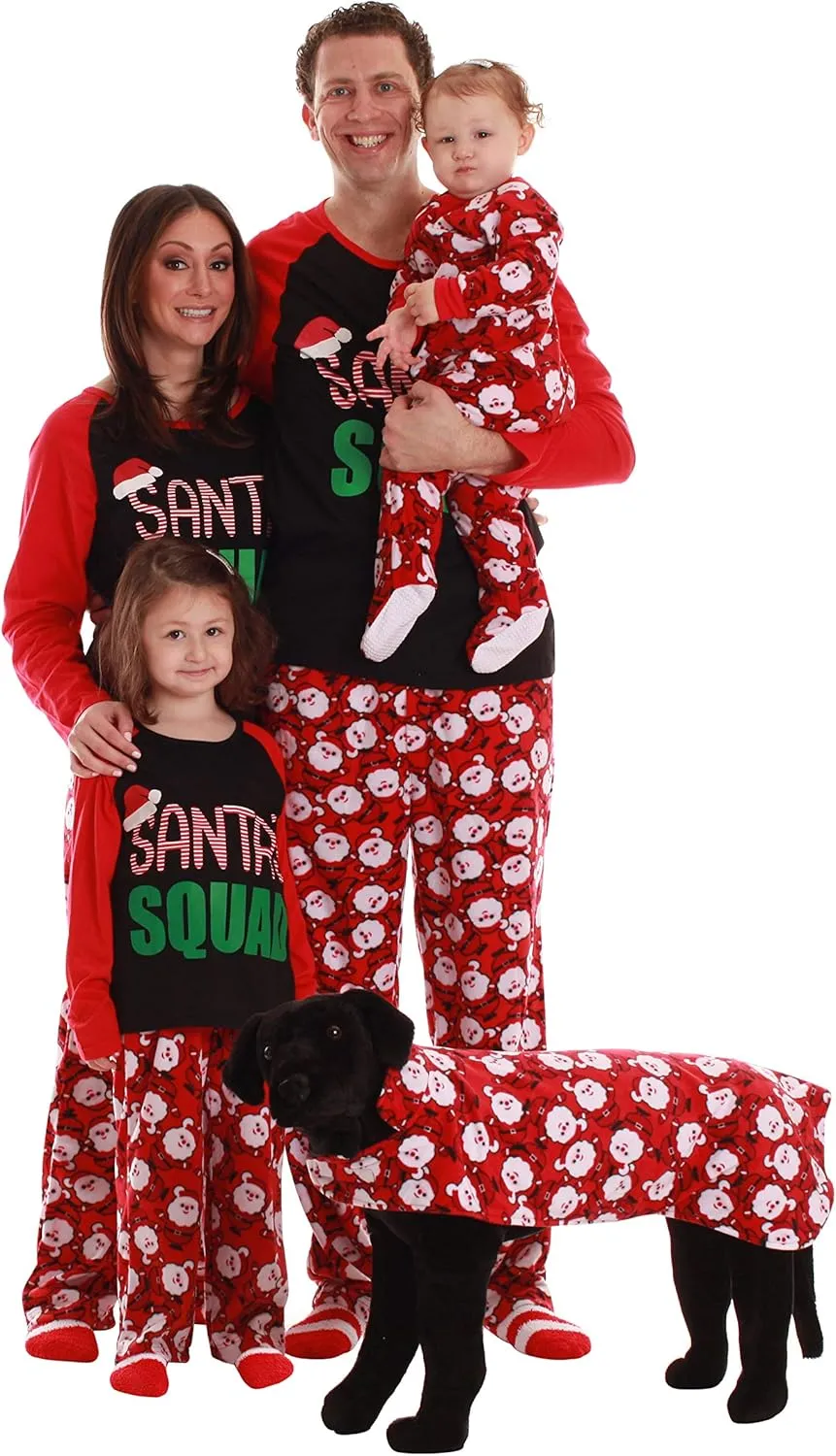 #followme Matching Christmas Pajamas for Family or Couples  Santas Squad