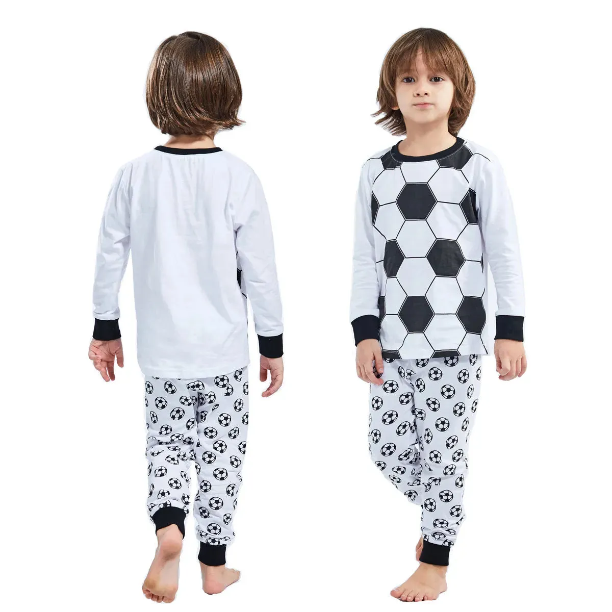 Football, Basketball, Baseball Print Pajamas for Kids