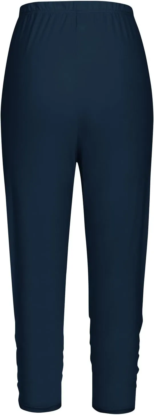 Girls Capri Leggings High Waist Yoga Pants Stretch Slimming Legging Comfy Cropped Pants Kids Summer Workout Tights