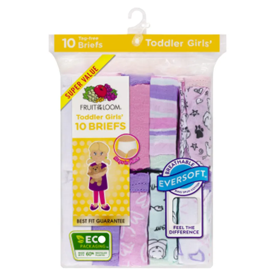 Girls Fruit of The Loom Toddler Panties