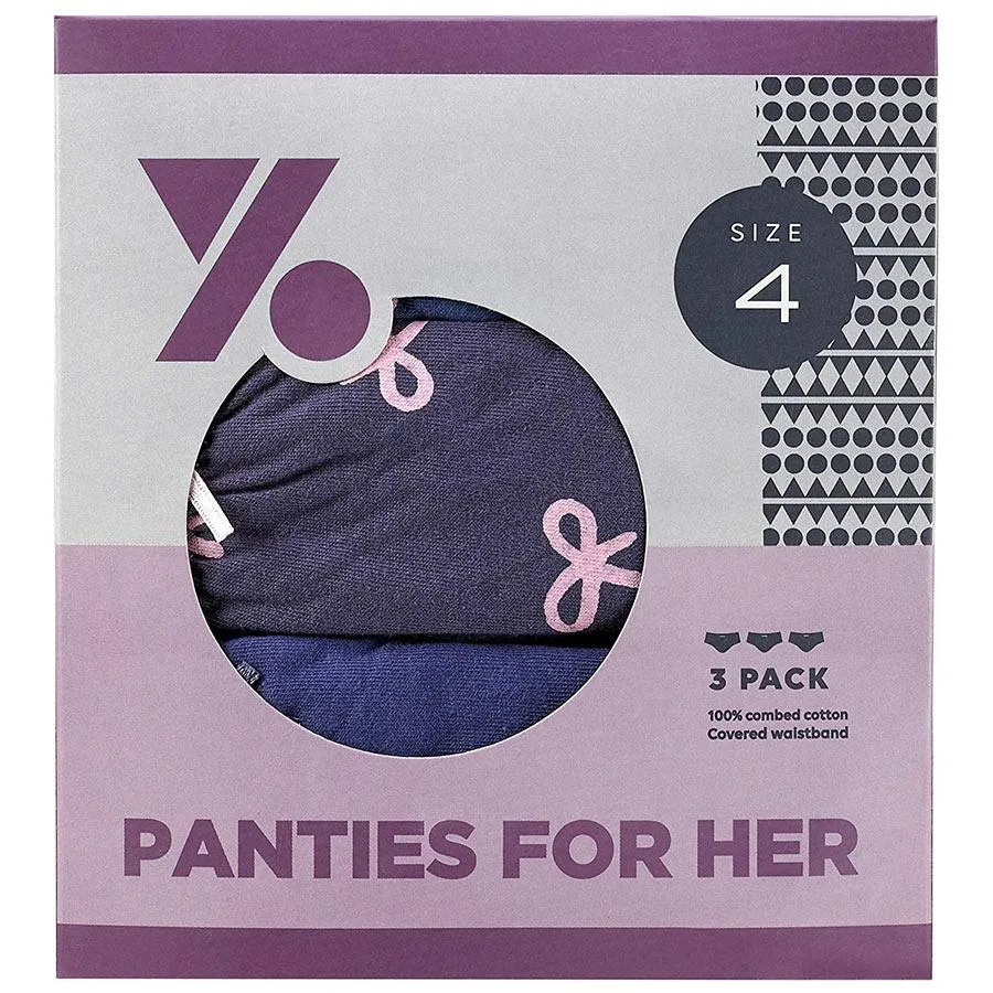 Girls Young Berry Teens Panties - 3 Pk.