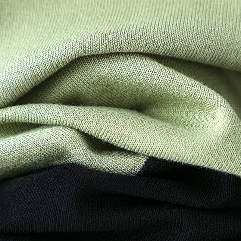 Green Viscose Short Sleeved Pajama Set