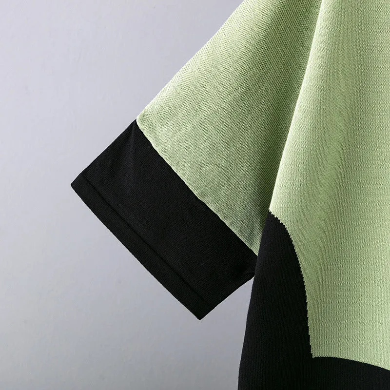 Green Viscose Short Sleeved Pajama Set