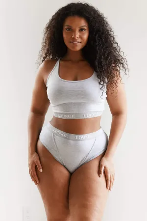 Grey Basic Bralet & Briefs