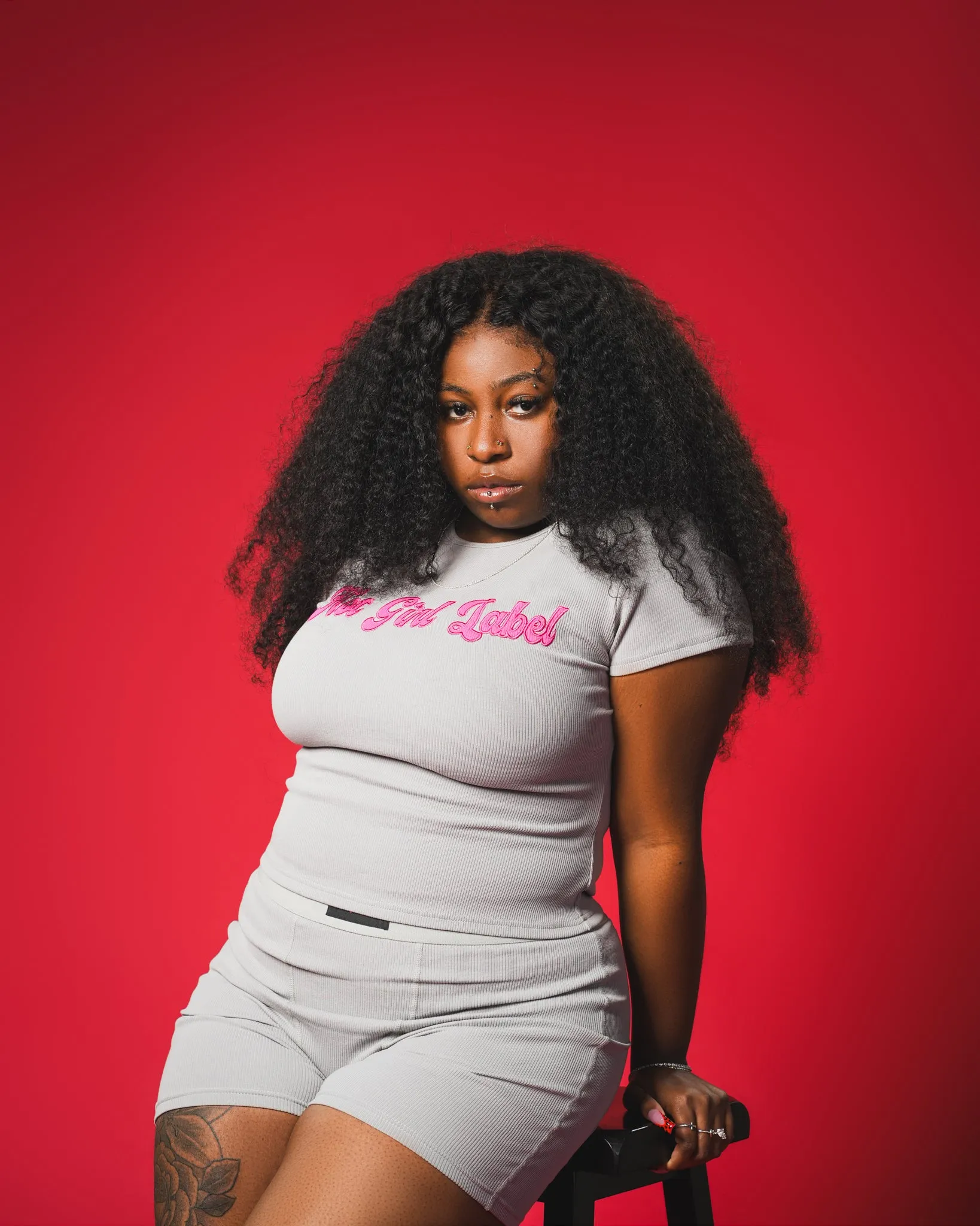 Grey "FineShyt" Loungewear Set