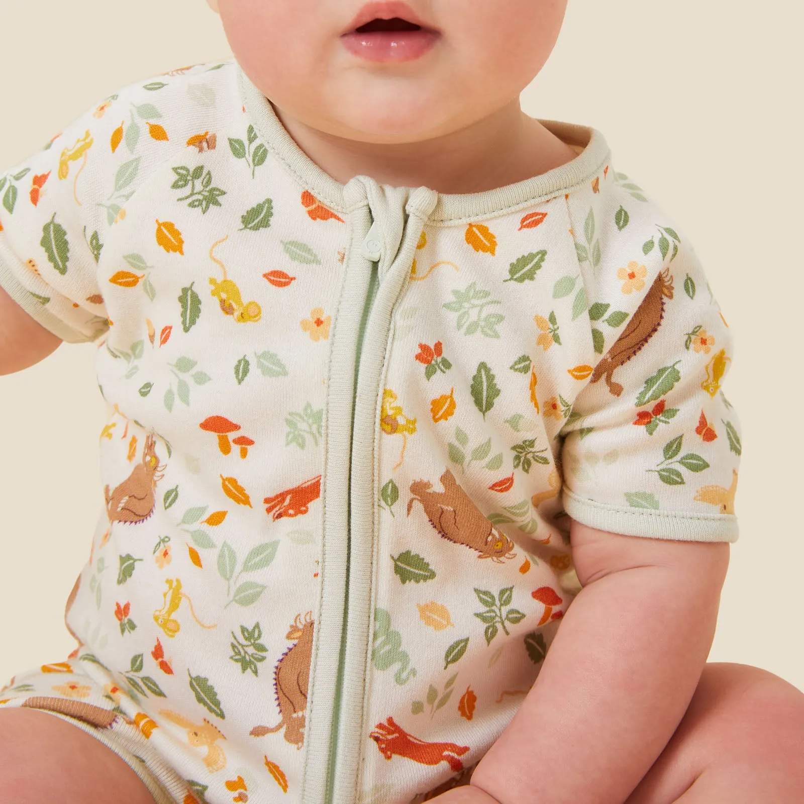Gruffalo Woodland Zip Summer Pajamas