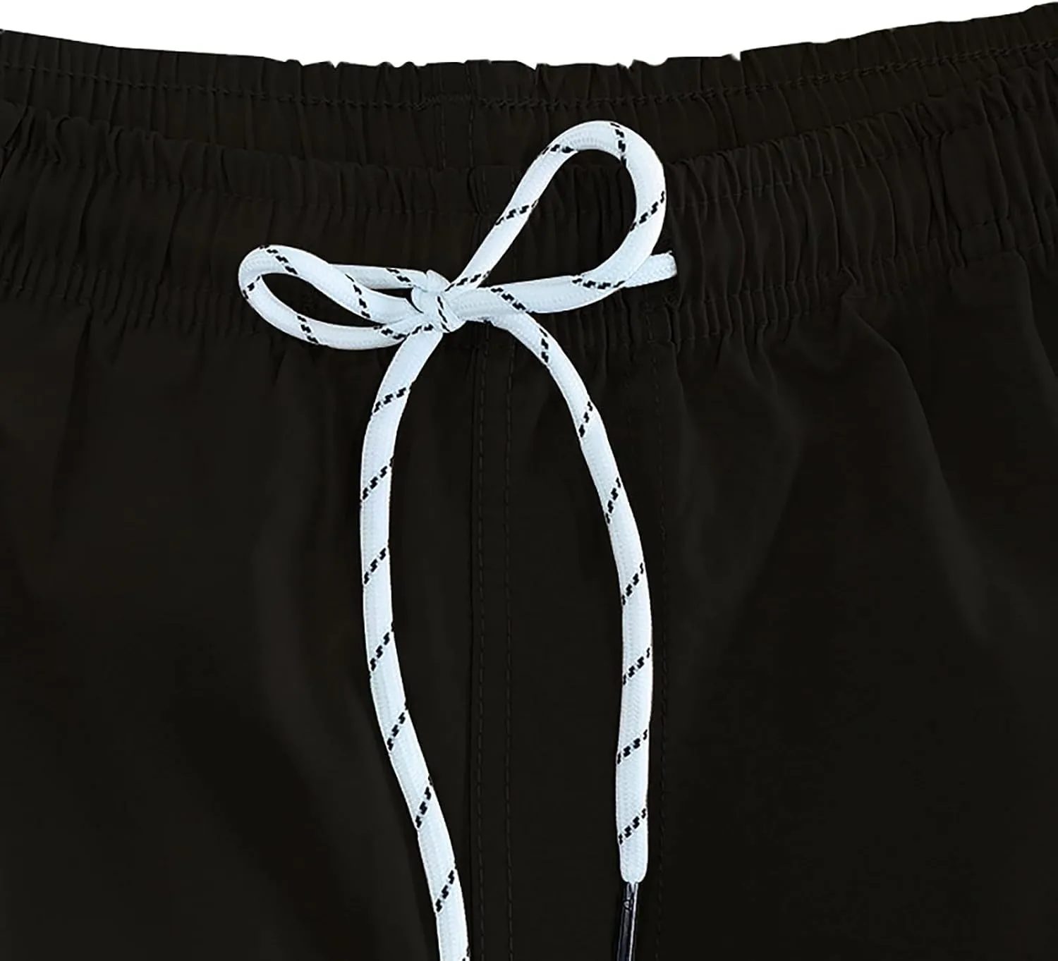 Gym Shorts Men Drawstring Elastic Athletic Bodybuilding Shorts Outdoor Sports Beach Casual Short Pants for Summer
