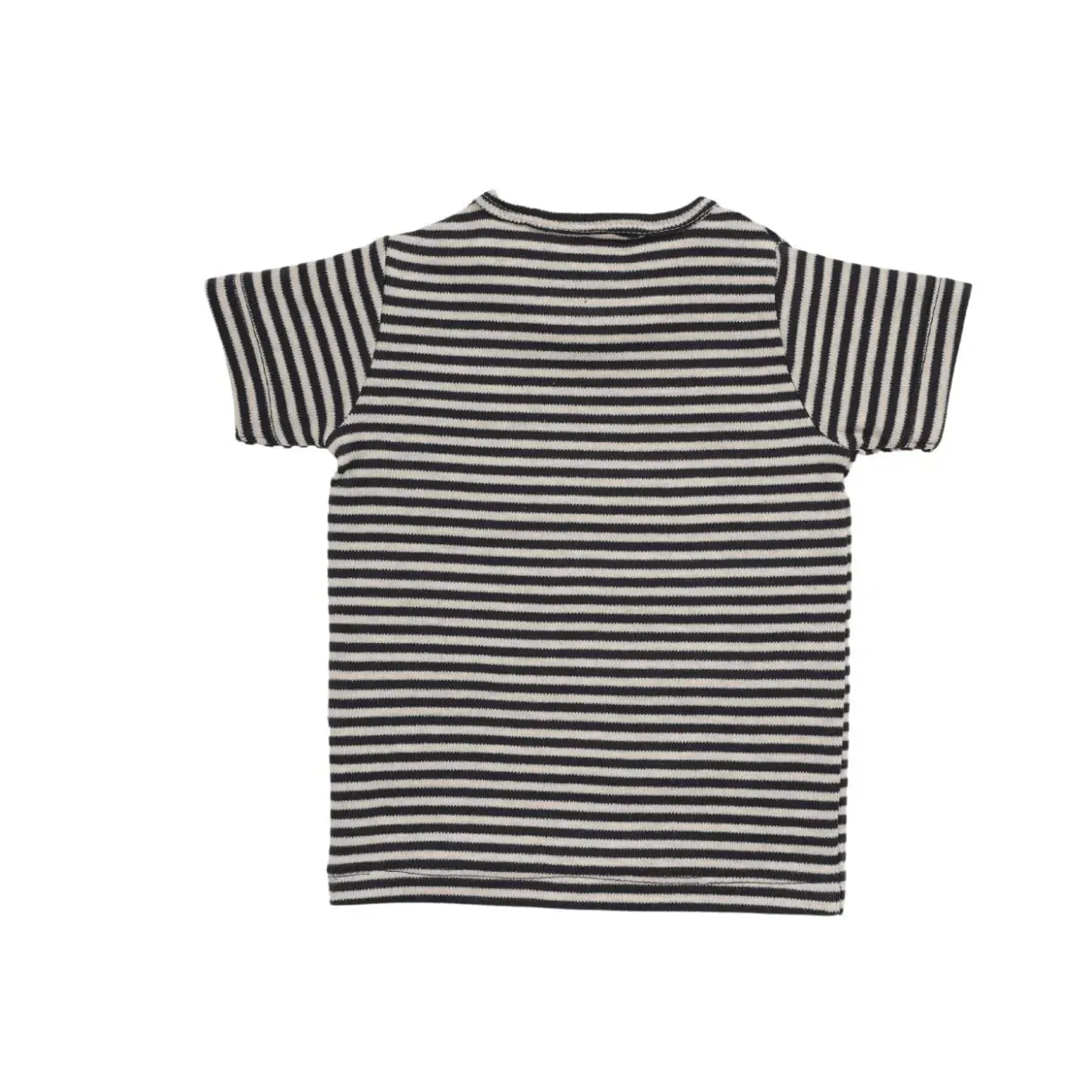 Half sleeve white & black little boys stripes t-shirt for baby