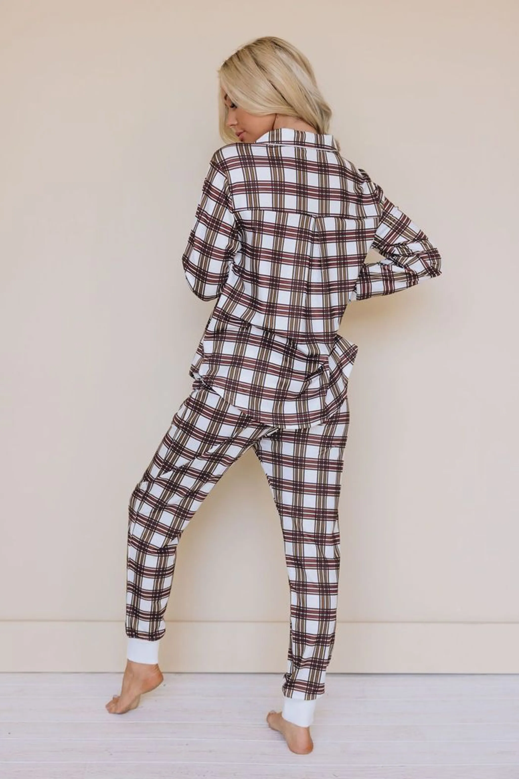 Hayes Plaid PJ Set